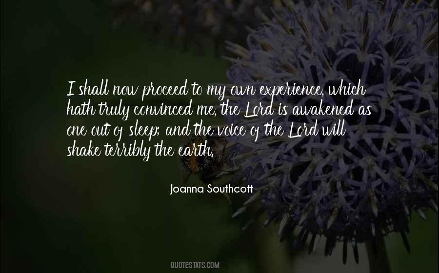 Voice Of Experience Quotes #1126674