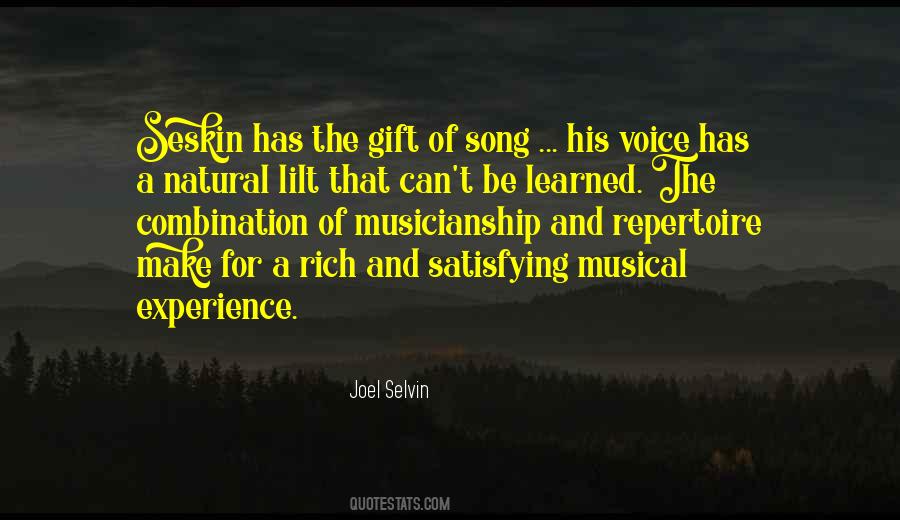 Voice Of Experience Quotes #1353915
