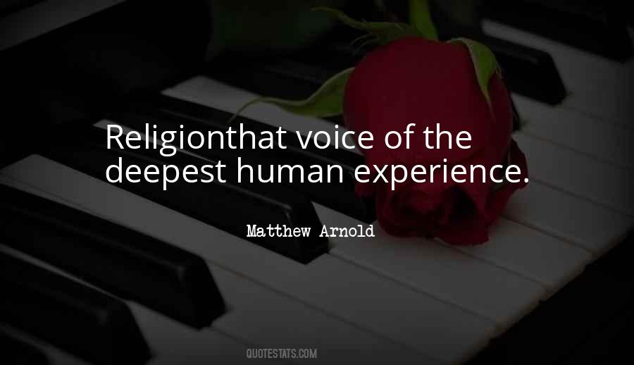 Voice Of Experience Quotes #1832432