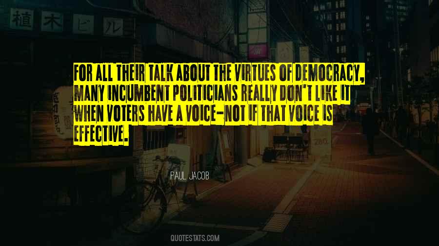 Voice Of Many Quotes #719572