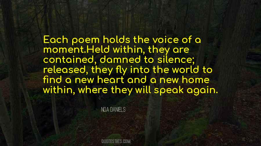 Voice Of Silence Quotes #1096883