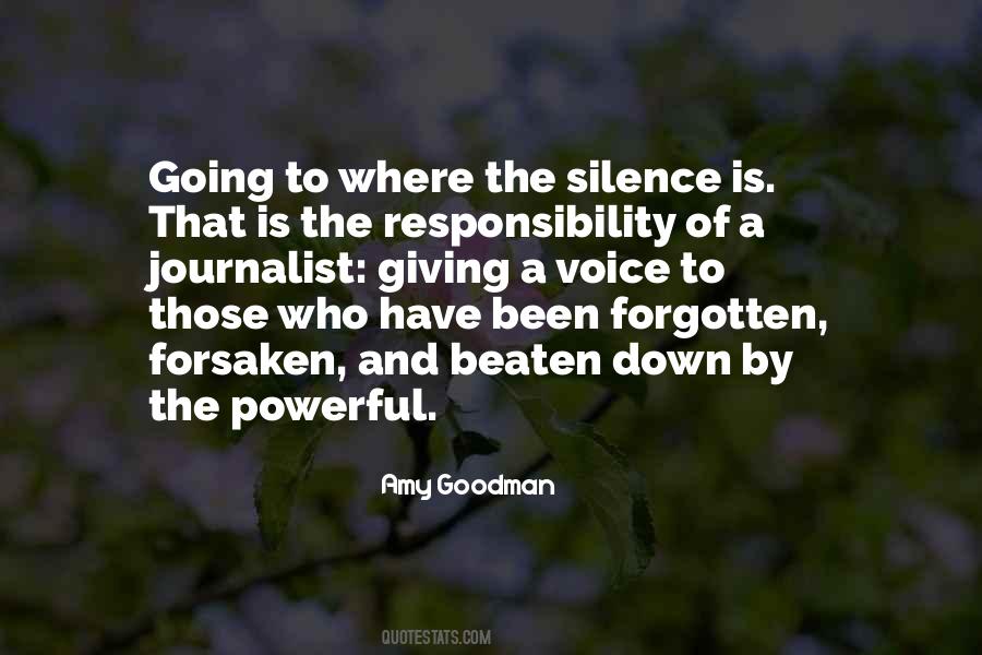 Voice Of Silence Quotes #1151106