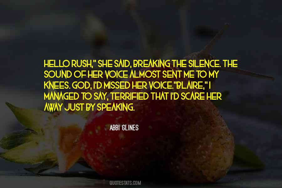 Voice Of Silence Quotes #178397 Voice Of Silence Quotes #178397