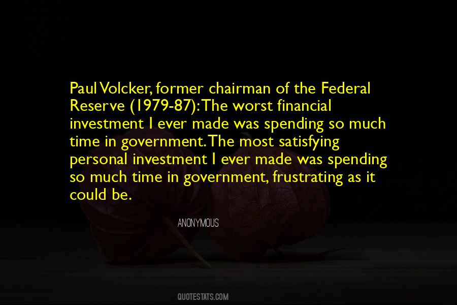 Volcker Quotes #170691