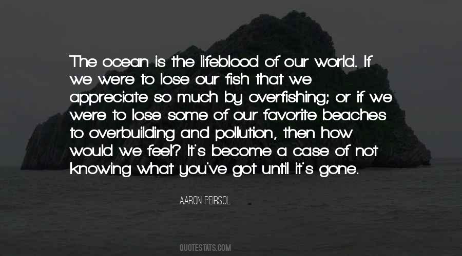 Quotes About Ocean Pollution #787310