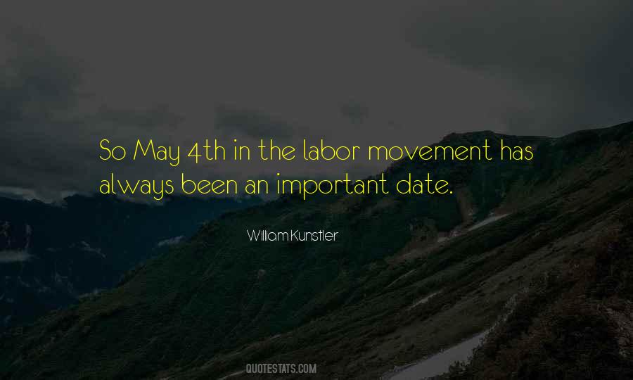 Quotes About The Labor Movement #49252
