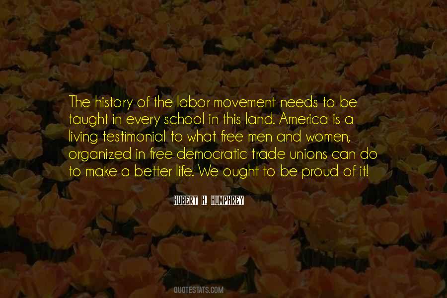 Quotes About The Labor Movement #936616