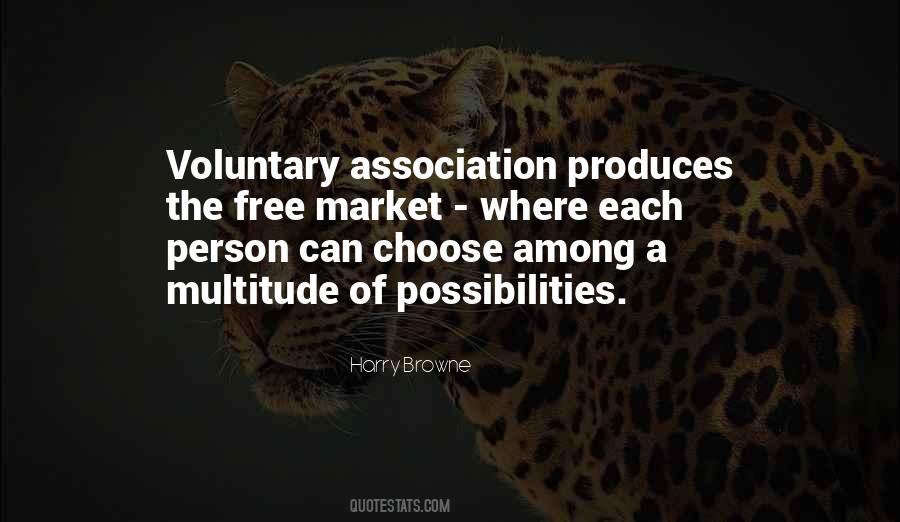 Voluntary Association Quotes #1835450