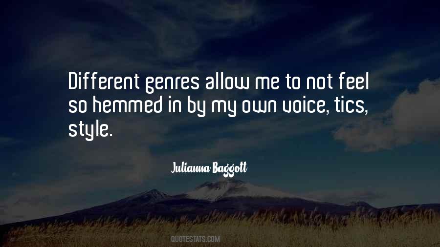 Quotes About Genres #1342559