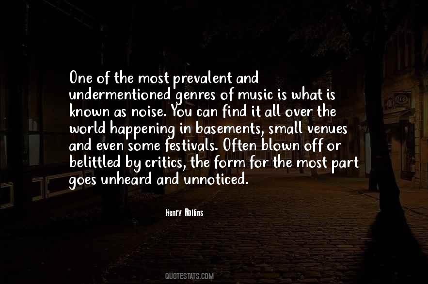 Quotes About Genres #983513