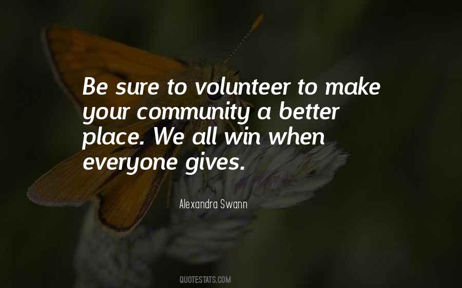 Volunteer Quotes #1080388
