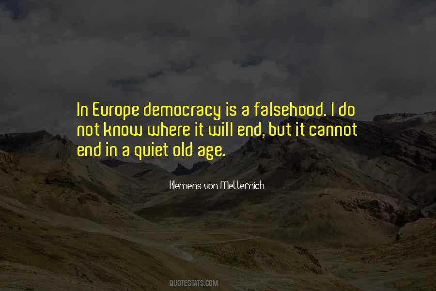 Von Metternich Quotes #273735