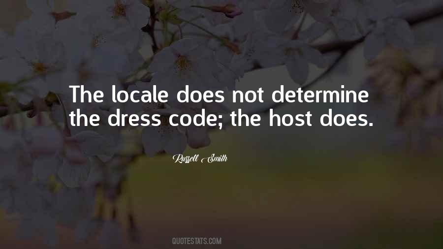 Quotes About Dress Code #62253