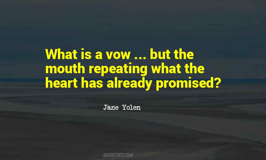 Vow Quotes #1161800