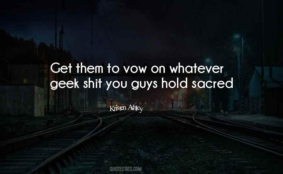 Vow Quotes #1210941