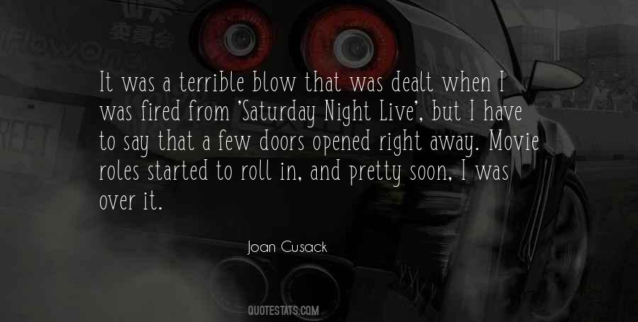 Quotes About Saturday Night #1283365
