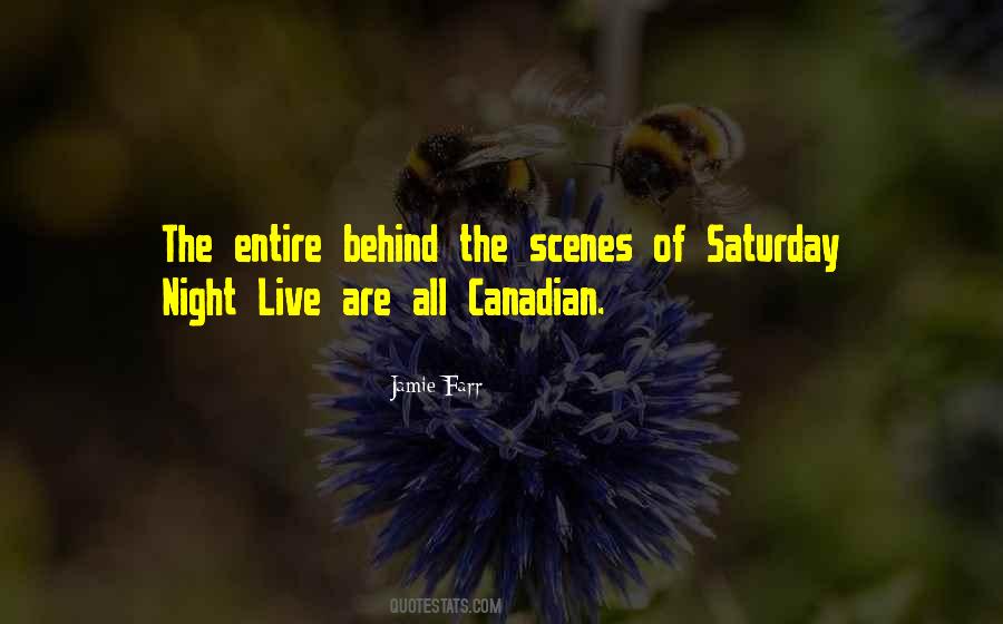 Quotes About Saturday Night #1736942