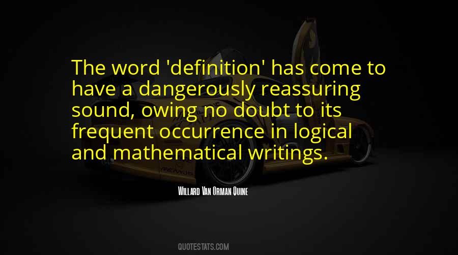 W.v.o. Quine Quotes #1876594