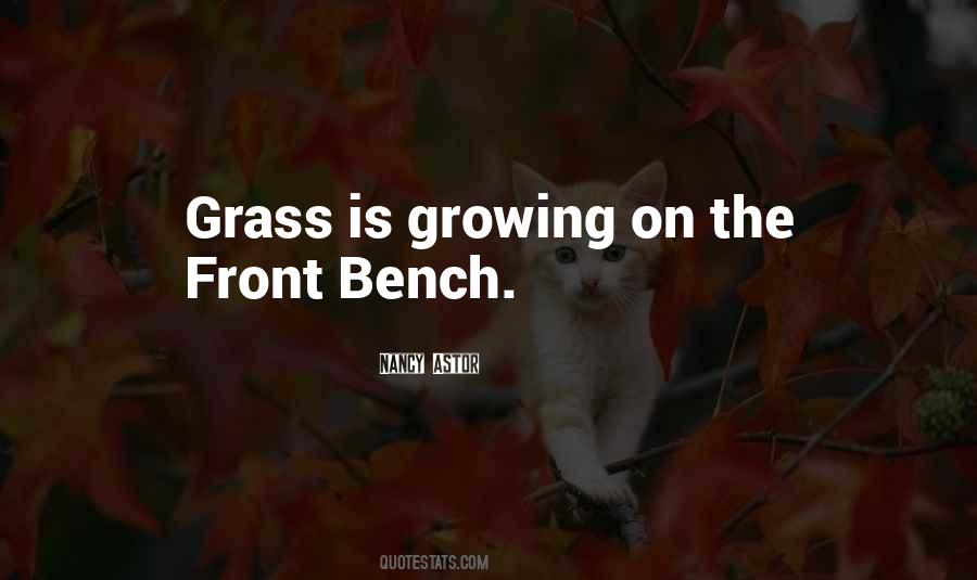 Quotes About Benches #1053317