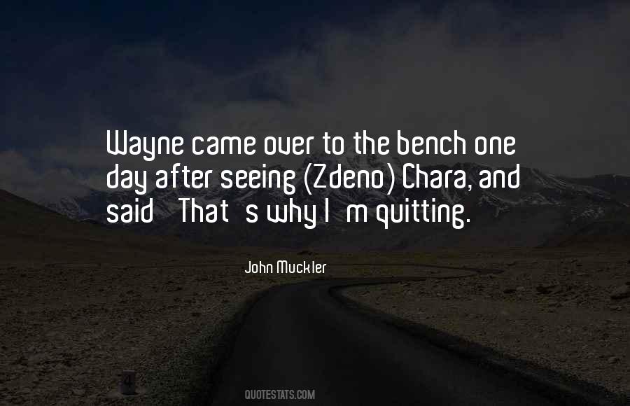 Quotes About Benches #1661687