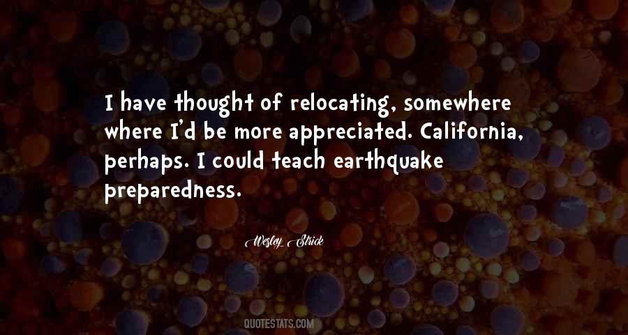 Quotes About Earthquake Preparedness #776005