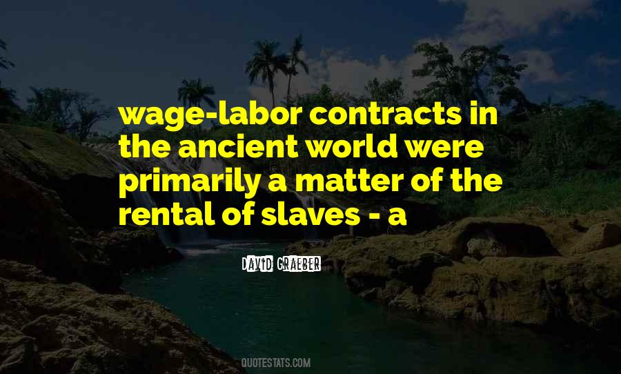 Wage Labor Quotes #1002806