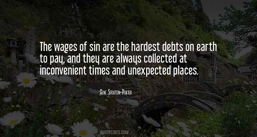 Wages Of Sin Quotes #345377