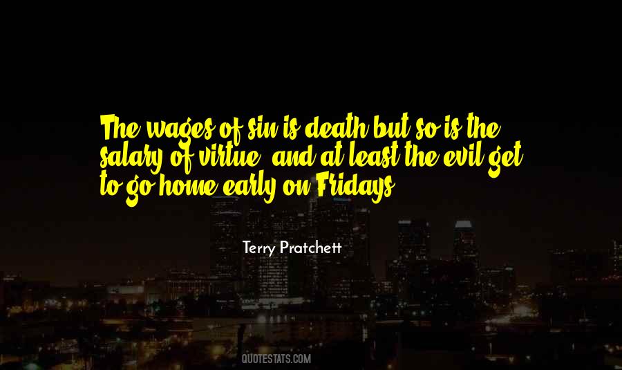 Wages Of Sin Quotes #447826