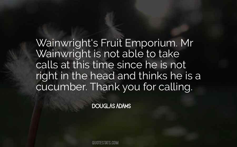 Wainwright Quotes #1071090