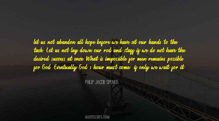 Wait For Success Quotes #1749873