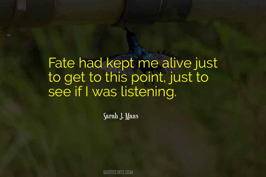 Quotes About Fate Destiny #250515