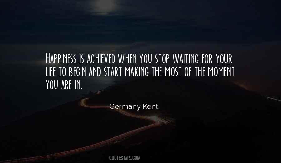 Waiting For Happiness Quotes #1599906