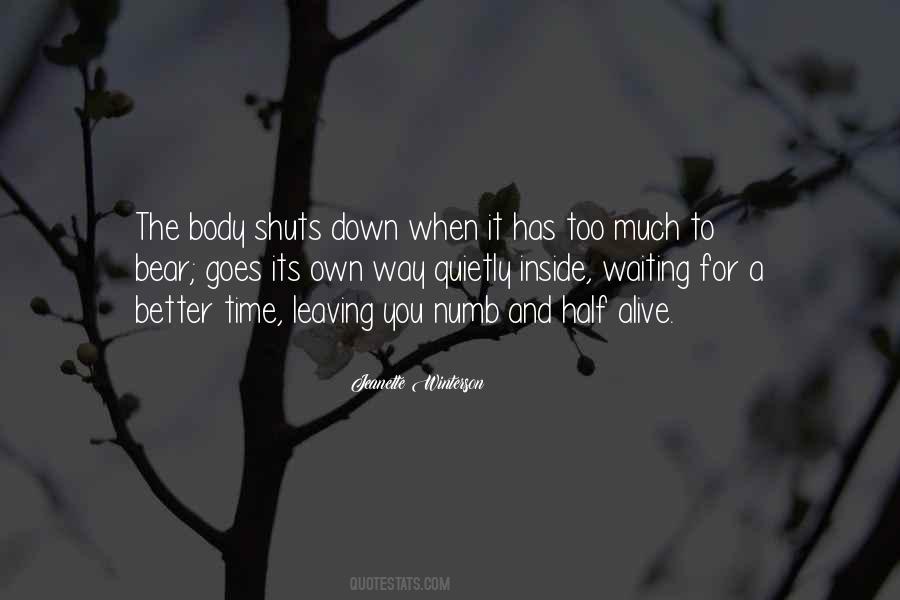 Waiting For My Better Half Quotes #1857970