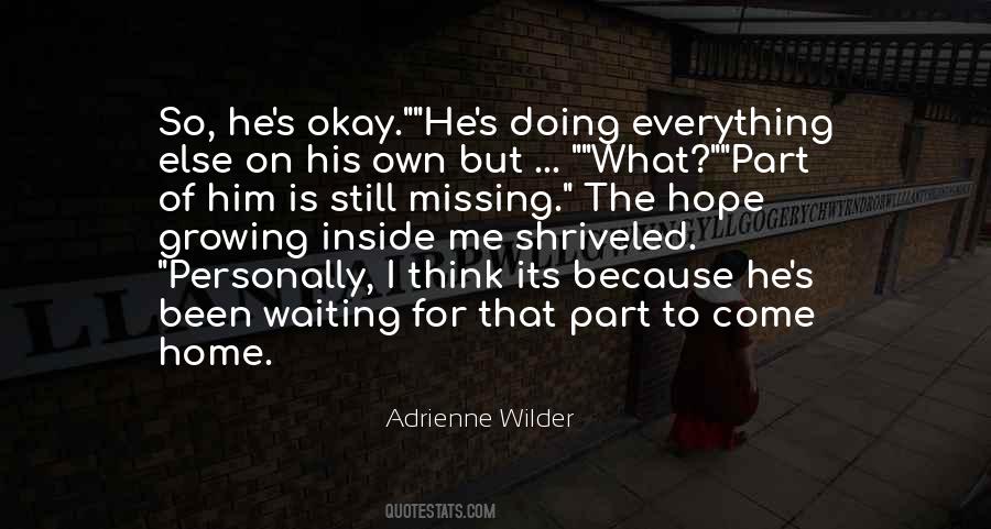 Waiting With Hope Quotes #530732