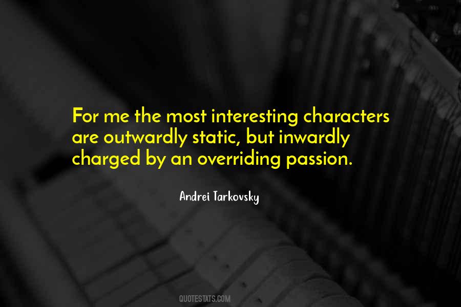 Quotes About Static Characters #1304549
