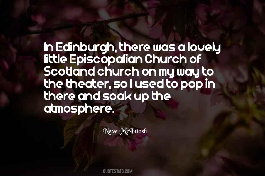 Quotes About Edinburgh #1079549