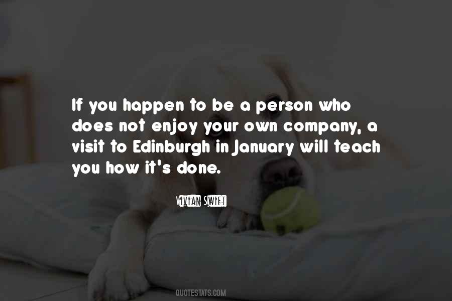 Quotes About Edinburgh #1466727