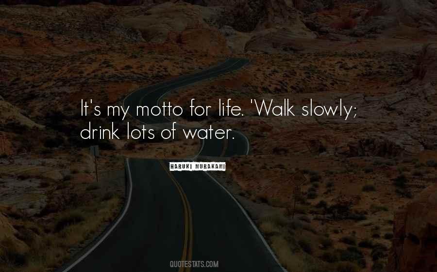 Walk Slowly Quotes #753254