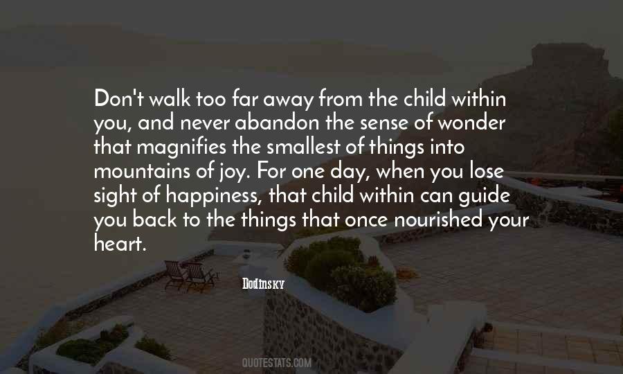 Walk With Me Child Quotes #298424
