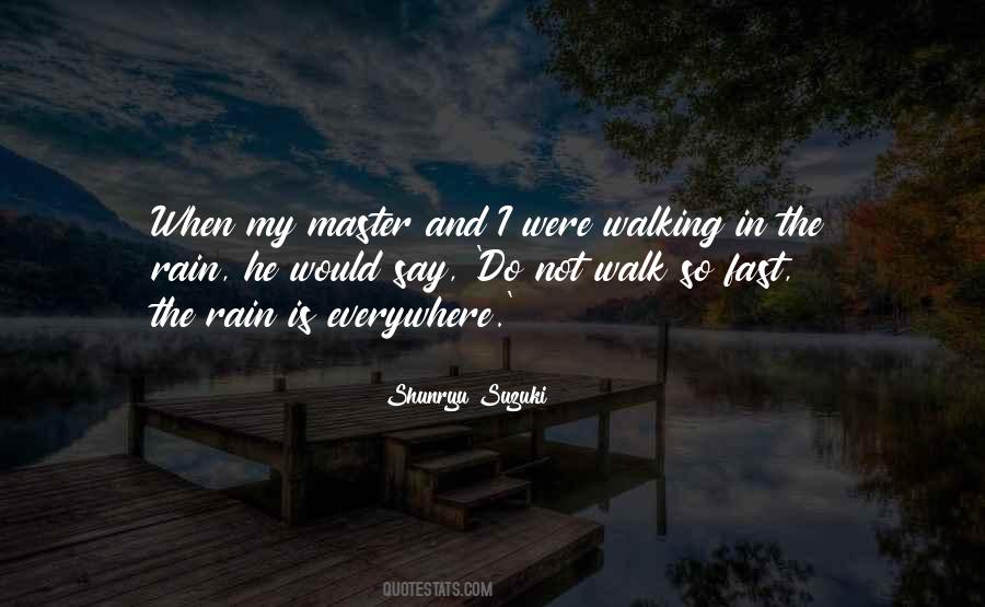 Walk With You In The Rain Quotes #455477