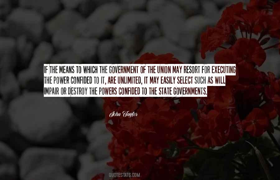 Quotes About State Governments #1326487