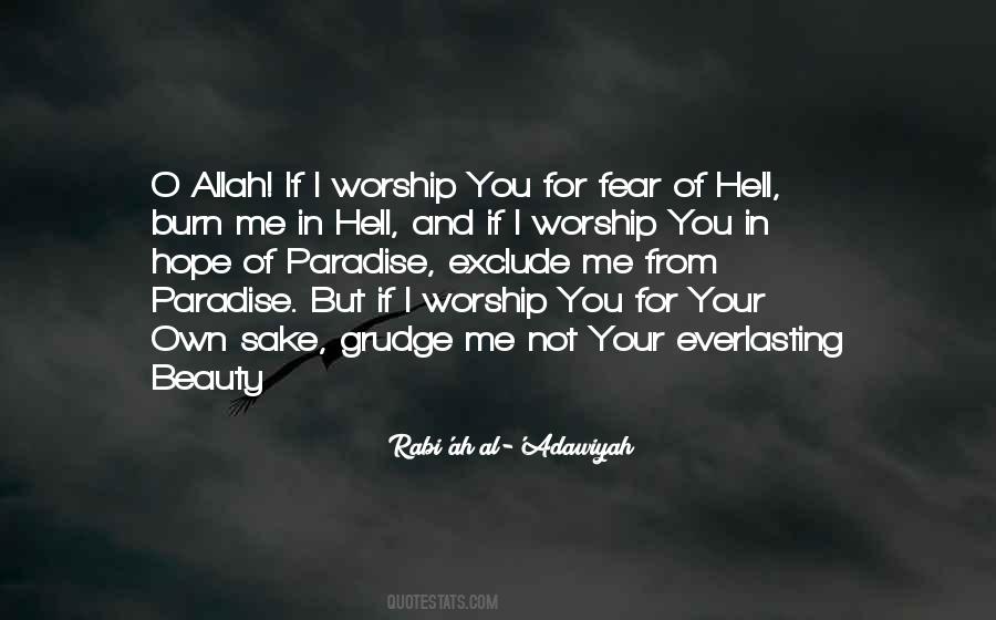 Quotes About Worship Allah #369530