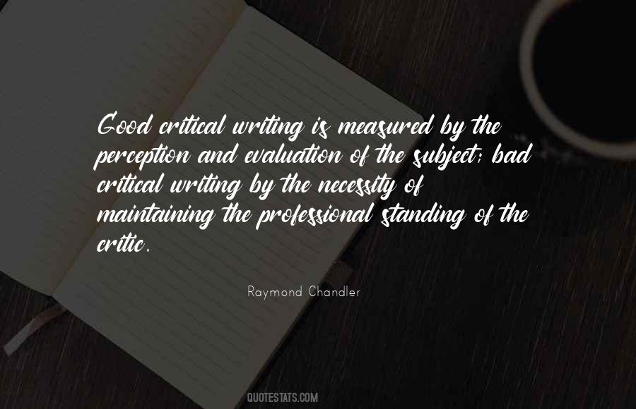 Quotes About Critical Writing #26426
