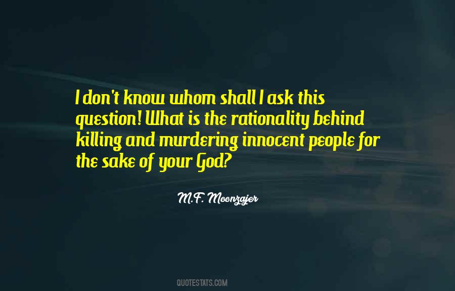 Quotes About Killing The Innocent #1808210