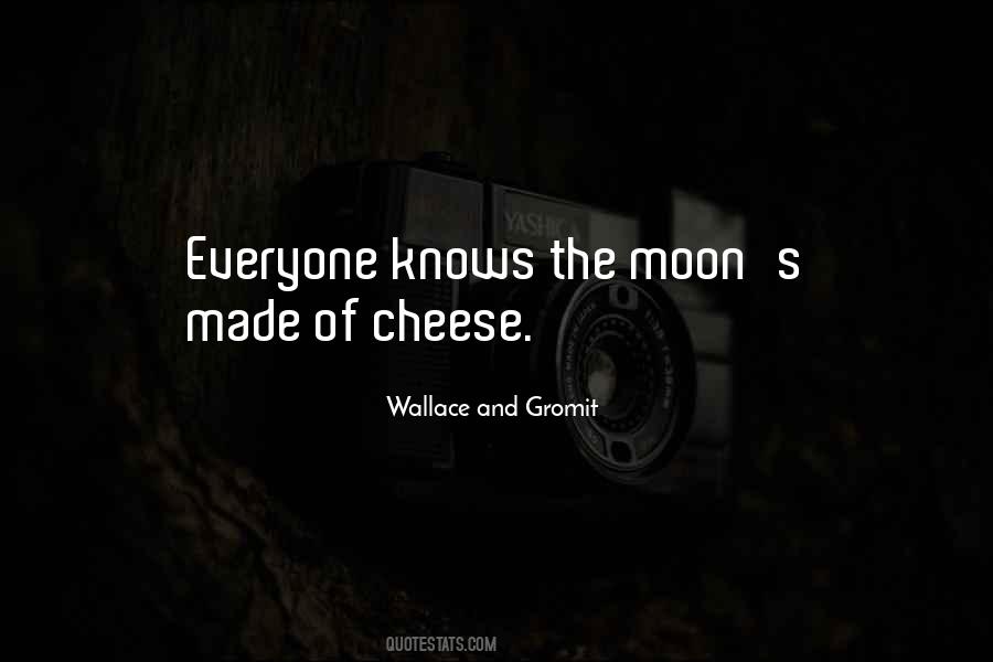 Wallace And Gromit Moon Quotes #603542
