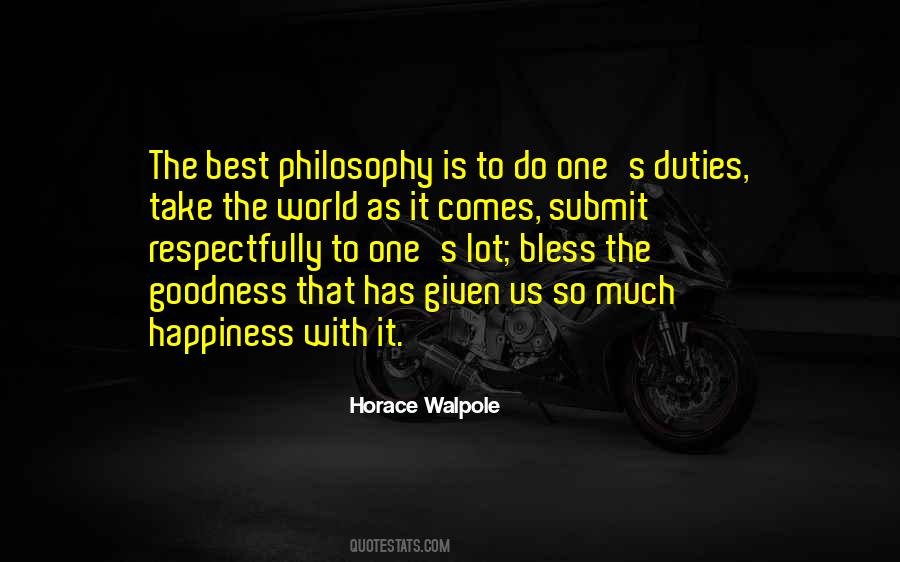 Walpole Quotes #850225