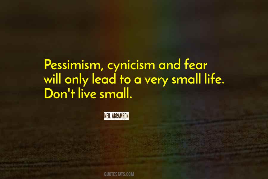 Quotes About Pessimism #88601