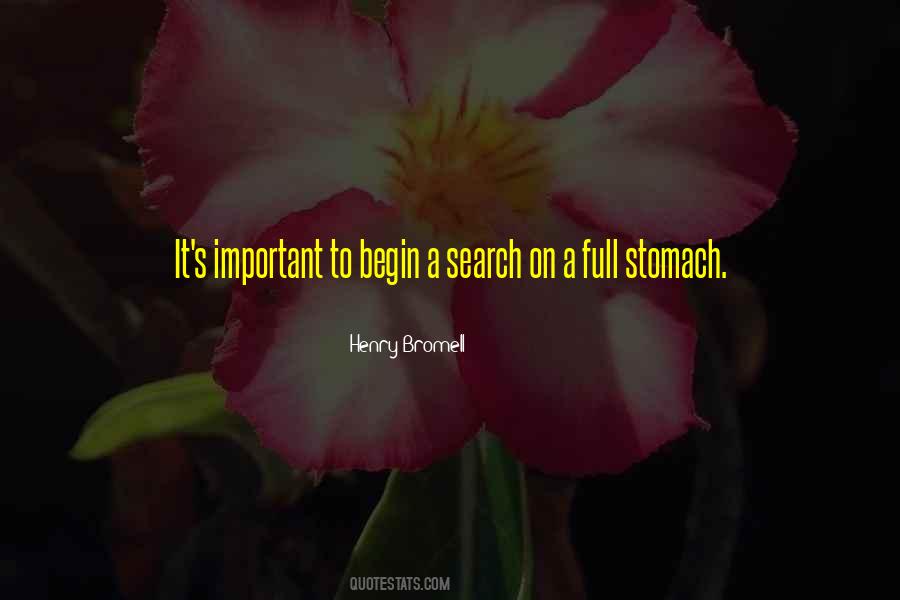 Quotes About Full Stomach #1596448