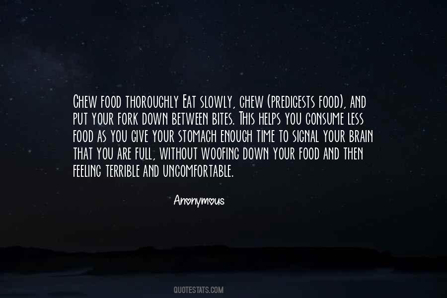 Quotes About Full Stomach #759869 Quotes About Full Stomach #759869