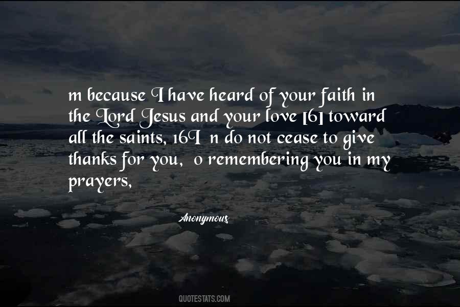 Quotes About Prayers And Faith #228346